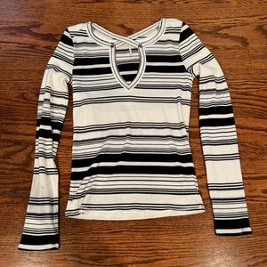 Free people deep v top